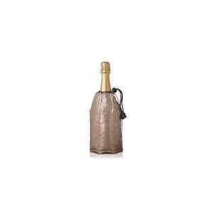 Vacu Vin 38855626 Refroidisseur &agrave; Champagne D&eacute;cor Platinum Beige/Dor&eacute;