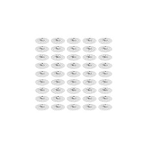 cyclingcolors 50x Cache vis capuchon Plastique tête Plate CHC et FHC 15mm 6 pans Creux Allen SW4 Hexagonal protection bouchon recouvrement meuble, blanc