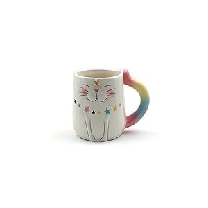 Out of the blue 78/8339 Mug en c&eacute;ramique, motif licorne, chat