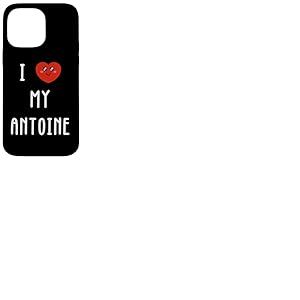 J'aime Antoine Nom Dr&ocirc;le Coque pour iPhone 14 Pro Max