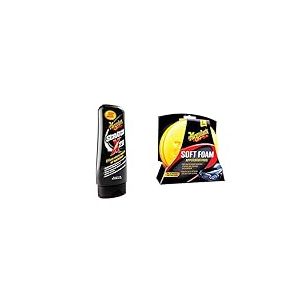 Meguiar's G10307F Scratch X 2.0-207 ml & ME X3070 Soft Foam Applicator Pads Tampon Applicateur Mousse