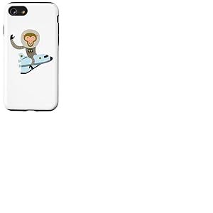 Imprim&eacute; Singe de l'espace de Dessin anim&eacute; Coque pour iPhone SE (2020) / 7/8
