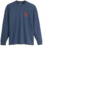 Levi's Long-Sleeve Classic Relaxed Tee T-Shirt, Monogramme Ls Spellbound, S Hommes
