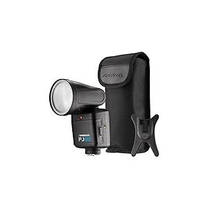 Westcott FJ80 Flash Universel 80W - Ecran Tactile 2,8" - Convient pour Canon, Nikon, Fuji, Panasonic Lumix et Olympus - Taille 21,3 x 8,1x 8,1cm - 440 grammes - Plage de 9 diaphragmes avec 31 canaux