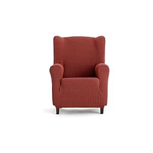ECOMMERC3 Housse bi-élastique pour Fauteuil à Oreilles Super élastique - Housse de Fauteuil à Oreilles Couleur chaudière Adaptable, Respirante et Facile à Placer avec des mousses de Fixation et des