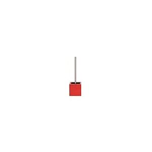 MSV 140543 Nettoyeur WC MDF/INOX Rouge 11 x 11 x 37 cm