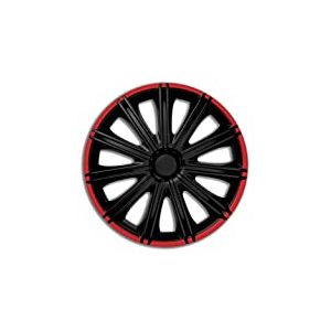 Jeu d'enjoliveurs Nero R 14-inch noir/rouge