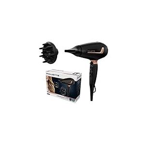 Rowenta Pro Expert S&egrave;che-cheveux Moteur Pro AC, Puissance 2200 W, S&eacute;chage ultra-rapide, Syst&egrave;me ionique pour r&eacute;duire l'&eacute;lectricit&eacute; statique, 2 accessoires, Touche air froid CV8830F0