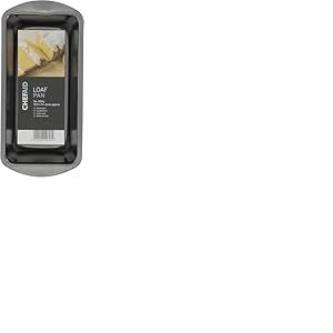 Chef Aid Moule &agrave; Pain Rectangulaire Antiadh&eacute;sif 450 g, 16,5 x 7 x 5 cm, Id&eacute;al pour Pain, P&acirc;tisseries et G&acirc;teaux, Compatible Lave-Vaisselle, R&eacute;frig&eacute;rateur et Cong&eacute;lateur, Noir