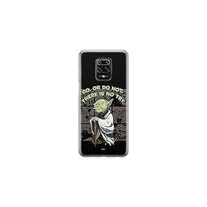 ERT GROUP Coque de téléphone Portable pour Xiaomi REDMI Note 9 Pro/ 9S Original et sous Licence Officielle Star Wars Motif Yoda 007 Parfaitement adapté à la Forme du téléphone Portable, Coque en TPU