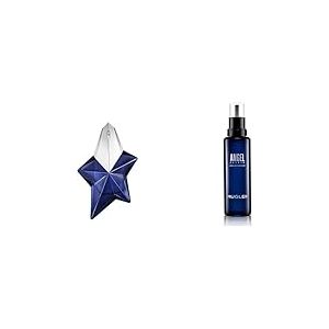 MUGLER ANGEL ELIXIR, Eau de Parfum Rechargeable 25 ml + Eau de Parfum Flacon Recharge 100 ml, Parfum pour Femme Boisé Floral, Lot de 2 produits