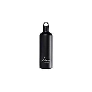 Bouteille isotherme Futura de Laken en acier inoxydable avec isolation sous vide et goulot &eacute;troit 750 ml Noir