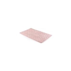 Beldray LA084699PNKUFEU7 AntiBac Tapis de Salle de Bain Antibactérien en Mousse à Mémoire de Forme Brodé, Tapis de Douche avec Base Antidérapante, Lavable en Machine, Couche Supérieure Douce, Rose