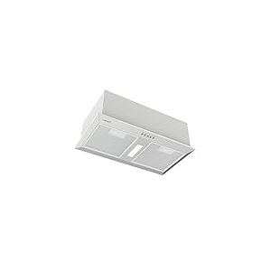 CATA GCB 55 X Hotte de cuisine Panneau de contrôle mécanique inclus 3 niveaux d'extraction Éclairage à haute efficacité avec bande LED Finition en acier inoxydable Classe énergétique C