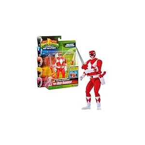 Power Rangers - Auto-Morphin, Figurine articulée 2-en-1, 15 cm, Ranger Rouge - Jason Lee Scott, pour Les Enfants dès 4 Ans, PWG072