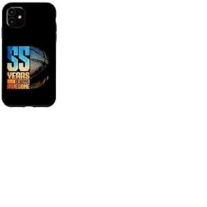 55e Anniversaire Homme basketteur Basket 55 Ans Coque pour iPhone 11