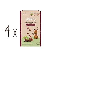 Sammy's Hezensbrecher | Snacks Finement cuits pour Chiens | avec Betterave Rouge et Pissenlit | 4 x 800 g
