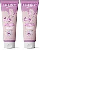 ENERGIE FRUIT | Shampoing sans Sulfate | Coco & Beurre de Karit&eacute; BIO | Cheveux Boucl&eacute;s Fris&eacute;s | Vegan | 250 ml (Lot de 2)