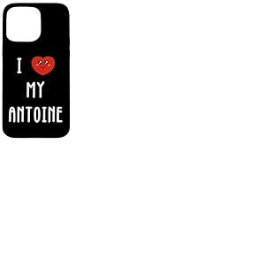 J'aime Antoine Nom Dr&ocirc;le Coque pour iPhone 15 Pro Max