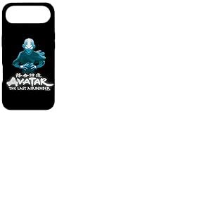 Avatar Aang Flèche Lumineuse Pose de Flexion d'air Lumière Bleue Coque pour iPhone Air
