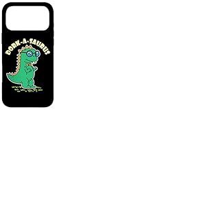 Dinosaure dr&ocirc;le Geek Vert Dinosaure Ringard DORK-A-Saurus Coque pour iPhone 17 Pro Max