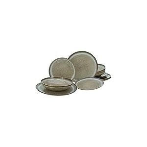 CreaTable, 14436, Serie STONE TOWN, Teller Set 12 teilig