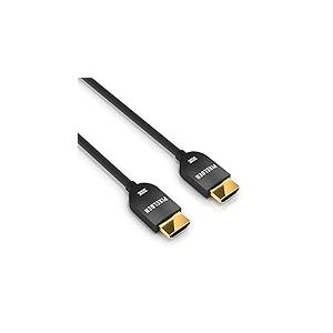 Pixelgen Câble HDMI, câble HDMI haute vitesse 4K 18 Gbps avec Ethernet, certifié THX, 2,00 m, gris foncé