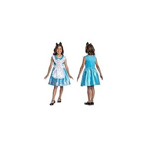 Alice au Pays des Merveilles - Licence Officielle Disney - Déguisement pour Enfant - Costume Complet avec Détails Authentiques - Taille XS (3-4 ans) - Matériaux Durables - Cadeau Magique
