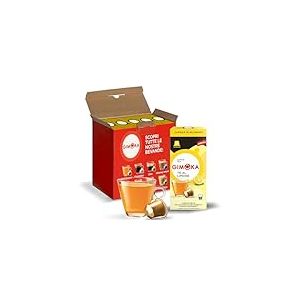 Gimoka Go&ucirc;t TH&Eacute; AU CITRON - 50 Capsules Aluminium - Compatibles avec les machines &agrave; caf&eacute; &agrave; usage domestique Nespresso* - Produit en Italie (lot de 5 x 10)