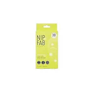 Nip+Fab Teen Skin Patchs Anti-Taches, 30 Patchs avec Acide Salicylique, Hamamélis et Extrait de Wasabi