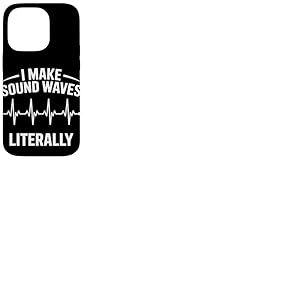 I Make Sound Waves Littéralement Ingénieur Audio Coque pour iPhone 14 Pro
