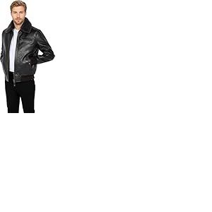 Schott NYC Homme Lc1380 Blouson Cuir, Marron, XL EU