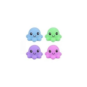 FLYPOP'S - Balle Pieuvre Anti-Stress - Jeu de Kermesse - 037226 - Couleur Al&eacute;atoire - Plastique - Enfant - Adulte - R&eacute;&eacute;ducation - Jouet Sensoriel - Cadeau - Anniversaire - &Agrave; Partir de 3 Ans