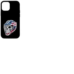 Casque de Sport avec Drapeau américain américain Coque pour iPhone 12/12 Pro