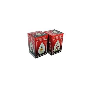 Christmas Gift 49189 Noël Drop 1 LED B/O 3xLR44, Blanc