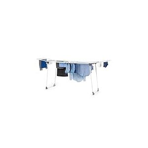EASYmaxx Séchoir de Linge XXL | Séchage Efficace pour 2-3 Charges de Linge | Idéal pour Le Linge de lit & Les Grandes pièces | Pliable pour Un Gain de Place | 185- Max. 250 x 56 x 98cm