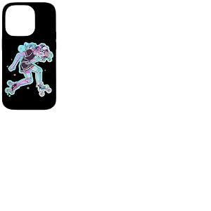 Roller Skating Girl Comic Style pour filles Coque pour iPhone 14 Pro