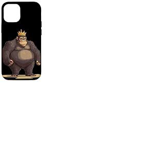 Règle Gorilla avec couronne pour pouvoir suprême Coque pour iPhone 12/12 Pro