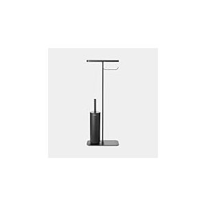 Brabantia Mindset Serviteur de Toilettes - Etagère de Salle de Bain - Porte Rouleau et Brosse de Toilette hygiénique - Acier résistant à la Corrosion