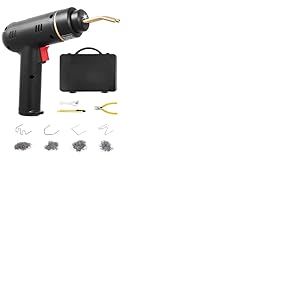 VEVOR Soudure Plastique sans Fil, 120 W, Pistolet de Soudage Plastique Rechargeable 400 Agrafes de Soudage, Kit Réparation Pro Pare-chocs Voiture pour Kayak, Jouets, Réparation Fissures en Plastique