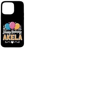 Joyeux Anniversaire en Disant Akela Coque pour iPhone 15 Pro Max