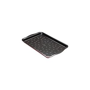 Prestige Disney Bake with Mickey Mouse Plaque de cuisson antiadh&eacute;sive en acier carbone Rouge et noir 25,4 x 38,1 cm