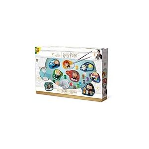 SES Creative | Coffret Moulage et Peinture Plâtre Harry Potter | Crée 8 Figurines | 300g Plâtre + 12 Peintures + Spatule | Activité Manuelle Enfant 6 Ans+ | Idée Cadeau Magique à Personnaliser