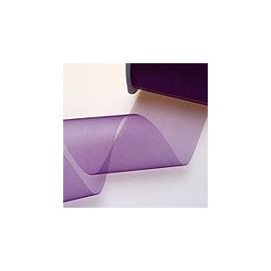 Deko AS GmbH Cristal Organza Violet – 70 mm de Largeur – Rouleau 25 m – 40070 de 40 R 70