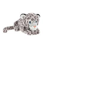 Keel Toys KEELECO - Peluche Léopard des Neiges 45cm - Grand Doudou Écologique et Doux – 100% Matières Recyclées – Jouet Durable pour Enfant – Cadeau Original – Animal Sauvage en Peluche