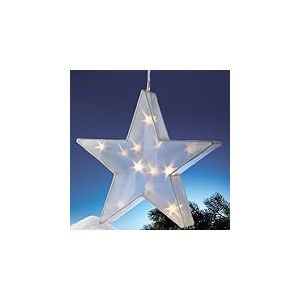 Hellum 568516 Étoile LED 40 cm Lumière blanche chaude 12 LED