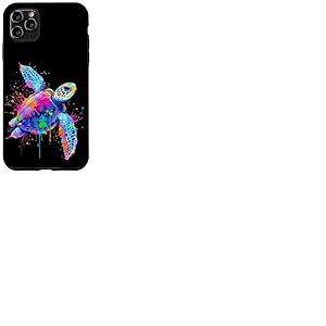 Tortue de mer colorée Coque pour iPhone 11 Pro Max