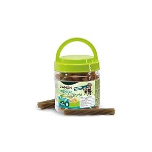 CAMON Dental Snacks Vegetal &ndash; Twisted Sticks Mix avec du Riz, des Pommes de Terre et des vitamines ajout&eacute;es &ndash; Snack v&eacute;g&eacute;tal pour Chiens Adultes &ndash; B&acirc;tonnets 10 cm &ndash; Formule sans Gluten &ndash; 350 g