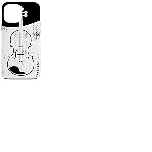 Violon Dessin Violoncelle Instrument de musique Coque pour iPhone 13 Pro Max