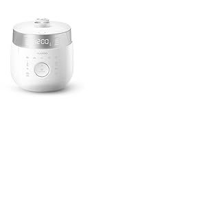 CUCKOO Cuiseur &agrave; riz et cuiseur vapeur avec 16 programmes, induction, mode pas de pression, fonction de cuisson ouverte, minuterie, pot int&eacute;rieur en acier inoxydable antiadh&eacute;sif (jusqu'&agrave; 10